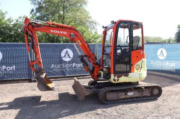 Veiling: Rupsgraafmachine Volvo ECR38 Diesel 27pk 2005, Ophalen, Graafmachine