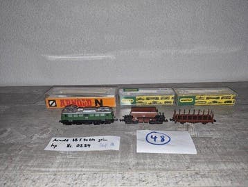 Arnold, Minitrix N - 0234, 3520, 3225 - Treinset (3) -, Nieuw