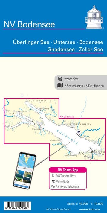 NV Charts Duitsland Bodensee, Ophalen of Verzenden, Nieuw