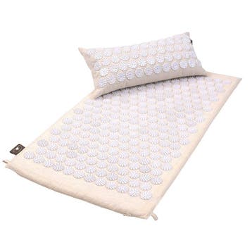Set spijkermat en spijkerkussen linnen naturel - Lotus, Verzenden, Nieuw