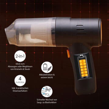 2dekans | Livington PocketVac Draadloze Handstofzuiger met, Witgoed en Apparatuur, Ophalen of Verzenden, Nieuw