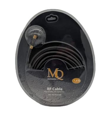 MQ Professional 7,5 Meter Coax kabel, Audio, Tv en Foto, Audiokabels en Televisiekabels, Verzenden, Refurbished
