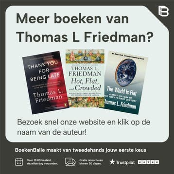 Thank You for Being Late - Thomas L Friedman 9780374273538, Verzenden, Zo goed als nieuw, Thomas L Friedman