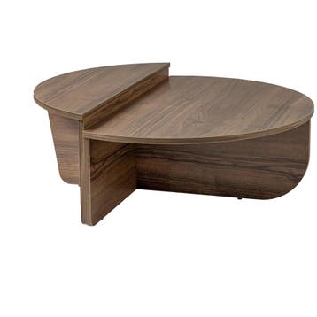 Evila Salontafel - Houtkleurig - Nieuw/Ongebruikt - Melamine, 50 tot 100 cm, Nieuw, Scandinavisch, 50 tot 100 cm
