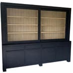 Buffetkast Edam antraciet met eiken interieur 260cm, Ophalen of Verzenden, Nieuw