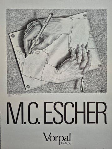 M.C. Escher - Vorpal Gallery - M.C. ESCHER - Jaren 1970, Antiek en Kunst