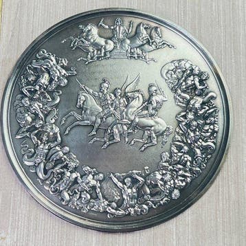 Waterloo-medaille van sterlingzilver. Limited Edition No.