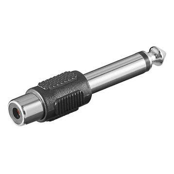 Tulp naar 6.35 mm jack adapter | V  M | Goobay (Mono), Verzenden, Nieuw