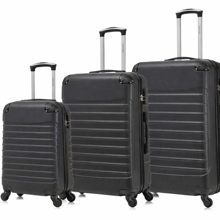 Kofferset Travelerz Rome, 3-delig, meerdere kleuren aanwezig, Sieraden, Tassen en Uiterlijk, Koffers, Uitschuifbare handgreep