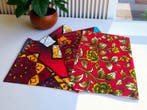 4 Fat quarters - Rood mix Quiltstoffen / Patchwork stoffen -, Hobby en Vrije tijd, Ophalen of Verzenden, Nieuw