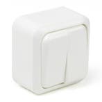 Serieschakelaar | Q-link (Opbouw, Wit), Verzenden, Nieuw