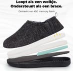 2dekans | Pantoffels Heren - Sloffen - Zwart - - 46/47, Ophalen of Verzenden, Zo goed als nieuw, Comfeet, Zwart