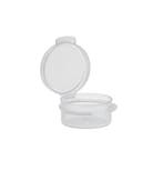 Plastic bakjes met deksel 5ml  Zwart     100 stuks, Ophalen of Verzenden, Nieuw