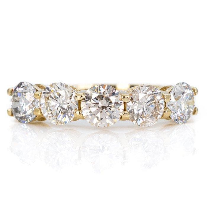 Zonder minimumprijs - Ring - 14 karaat Geel goud - 1.82ct., Sieraden, Tassen en Uiterlijk, Ringen