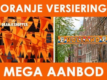 Oranje versiering kopen - Oranjeshopper.nl, Ophalen of Verzenden, Nieuw