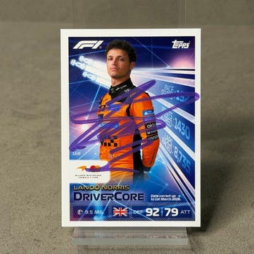 Mclaren - Topps 168 Driver Core Norris Signed Car - Lando, Nieuw