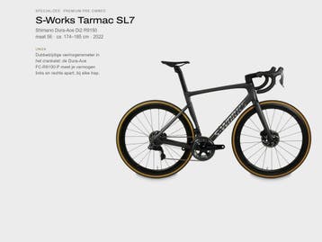 Specialized S-Works Tarmac SL7 Dura-Ace racefiets maat 56, Overige merken, 28 inch, Carbon, Heren