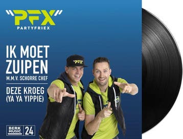 Partyfriex - Ik Moet Zuipen / Deze Kroeg - 7 Vinyl Single, Hobby en Vrije tijd, Ophalen of Verzenden, Nieuw