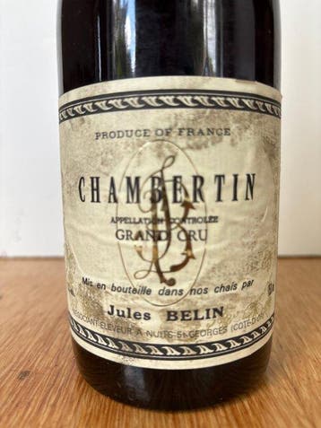 1995 Jules Belin - Chambertin Grand Cru - 1 Fles (0,75, Nieuw