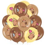 Capibara slinger en folie ballonnen set 7-delig, Verzenden, Nieuw, Versiering, Verjaardag