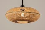 Rietveld Hanglampen - Bruin, Naturel - Metaal, Rotan, Verzenden, Nieuw