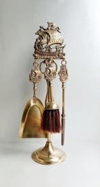 Openhaard accessoire (5) - Messing - Klein haardstel
