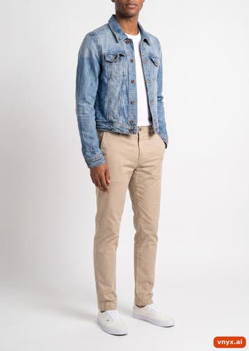H&M Denim Jacket Heren maat XS Blauw Vintage, Ophalen of Verzenden, Nieuw