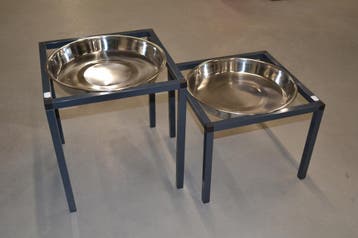 Badschaal houder antraciet - 40 cm hoog, Ophalen of Verzenden, Nieuw