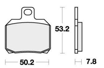 Remblokken achter SBS 730HF ORGANIC, Ophalen of Verzenden, Nieuw