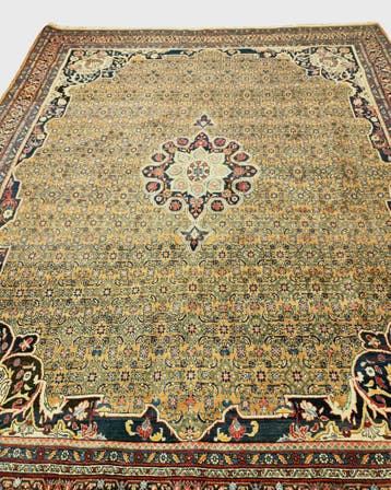 Perzisch tapijt Bidjar 340x230 wollen vloerkleed iran, Huis en Inrichting, Stoffering | Tapijten en Kleden, Perzisch tapijt handgeknoopt wollen vloerkleed iran handgeknoopt
