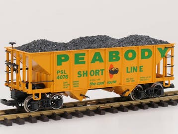 LGB 4076 - X01 Peabody Short Line Coal, Metallrader, Overige typen, Ophalen of Verzenden, Zo goed als nieuw, LGB