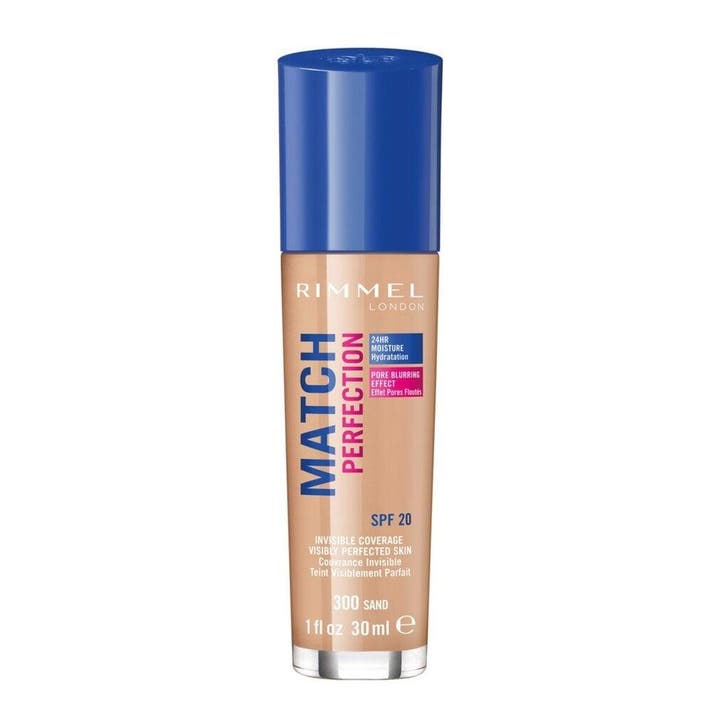 Rimmel London Match Perfection 300 Sand Beige Foundation, Sieraden, Tassen en Uiterlijk, Uiterlijk | Cosmetica en Make-up, Make-up