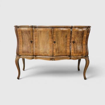 Credenza - Kleine kast in barokstijl van gegraveerd