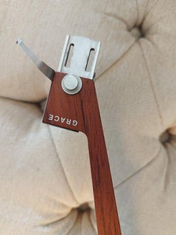 Grace - G-714 / 9-duim Uni-Pivot rechte houten Toonarm voor, Nieuw