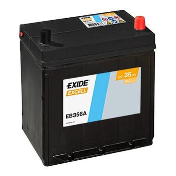 Exide Excell accu | EB356A | 12V 35Ah, Ophalen of Verzenden, Nieuw