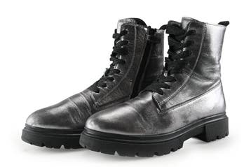 Muyters Veterboots in maat 39 Zilver, Overige kleuren, Verzenden, Overige typen, Gedragen