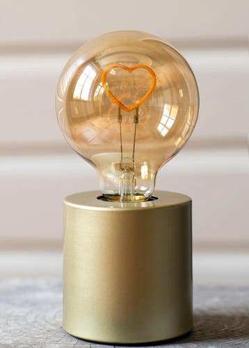 Bailey Led Hart Silhouet G95 E27 2W Goud - 145546, Verzenden, Nieuw, Overige typen