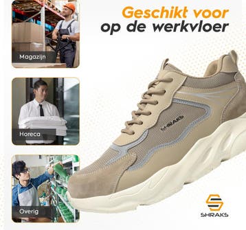 Shraks Moda Veiligheidsschoenen Maat 41 - Werkschoenen voor, Ophalen of Verzenden, Zo goed als nieuw