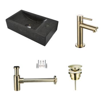 Sani Royal Fonteinset Hardstenen Recto met Kraan,, Nieuw