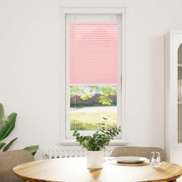 vidaXL Plissé rolgordijn 45x100 cm stofbreedte 44,4 cm, Verzenden, Nieuw, Roze