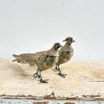 sculptuur, Fagiani - 13 cm - Zilverbrons, Antiek en Kunst