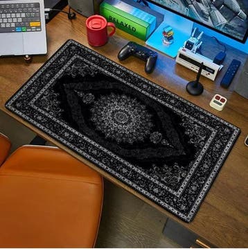 Retro Perzisch Tapijt XXL Gaming Muismat Antislip Bureau, Verzenden, Nieuw