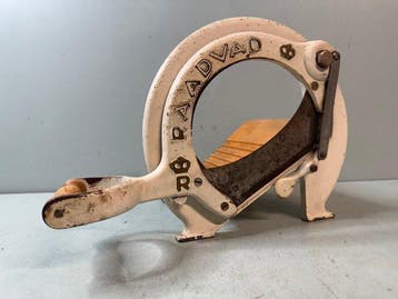 Raadvad - Broodsnijmachine - 294 - Staal, Hout - Oranje