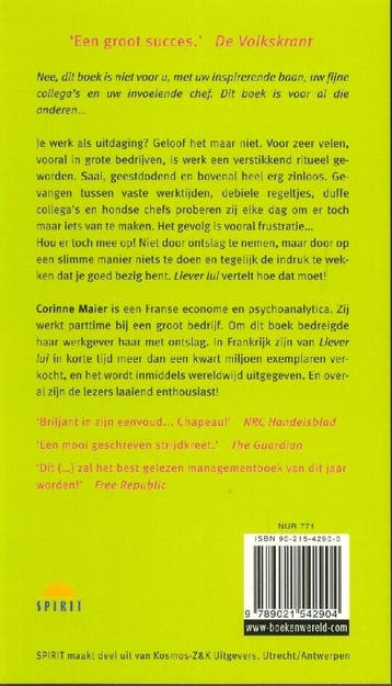 Liever lui 9789021542904 C. Maier, Verzenden, Gelezen, C. Maier