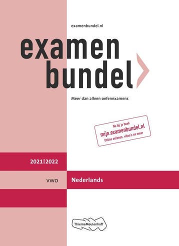 Examenbundel vwo Nederlands / 2021/2022 9789006491524, Verzenden, Gelezen
