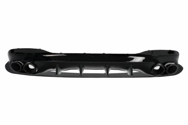 Diffuser Mercedes CLA C118 glans zwart met zwarte, Auto-onderdelen, Carrosserie en Plaatwerk, Ophalen of Verzenden