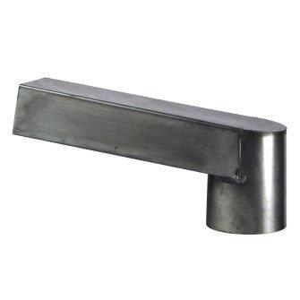 zinken stadsuitloop 60 x 100 mm naar uitloop Ø100, Ophalen of Verzenden, Nieuw