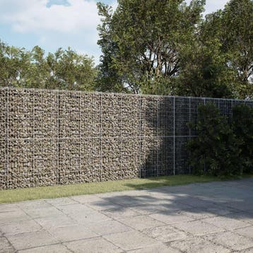 vidaXL Schanskorf 1200x50x200 cm gegalvaniseerd ijzer, Verzenden, Nieuw, Metaal