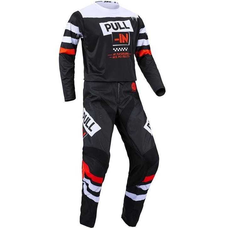 Kinder Crosspak Pull-in Oranje / Zwart / Wit, Motoren, Kleding | Motorkleding, Kinderen, Nieuw met kaartje, Motorcrosskleding