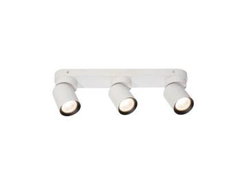 Veiling - 4x GU10 Opbouwspot Armatuur triple cilinder zand w, Nieuw